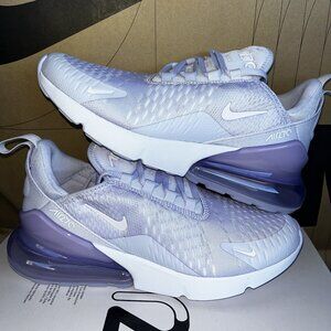 NEW Nike Air Max 270 Amethyst Tint Purple White AH6789 502 Women Size 7